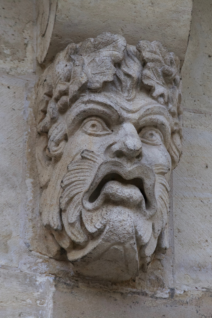 Pont Neuf - Paris - The mascarons, 381 in number, are copies of the Renaissance originals