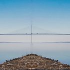 Pont Normandie gespiegelt