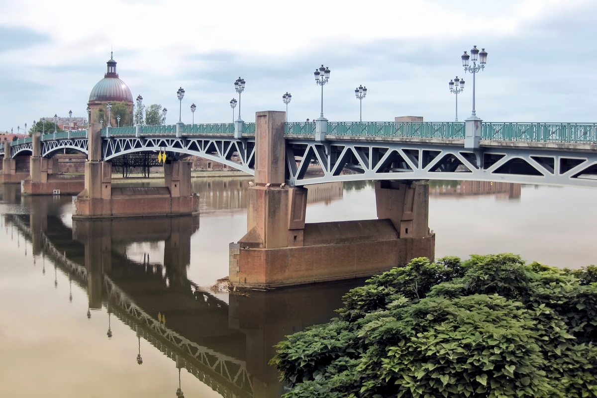 Pont Saint Pierre (Sankt Peter Brücke) in Toulouse