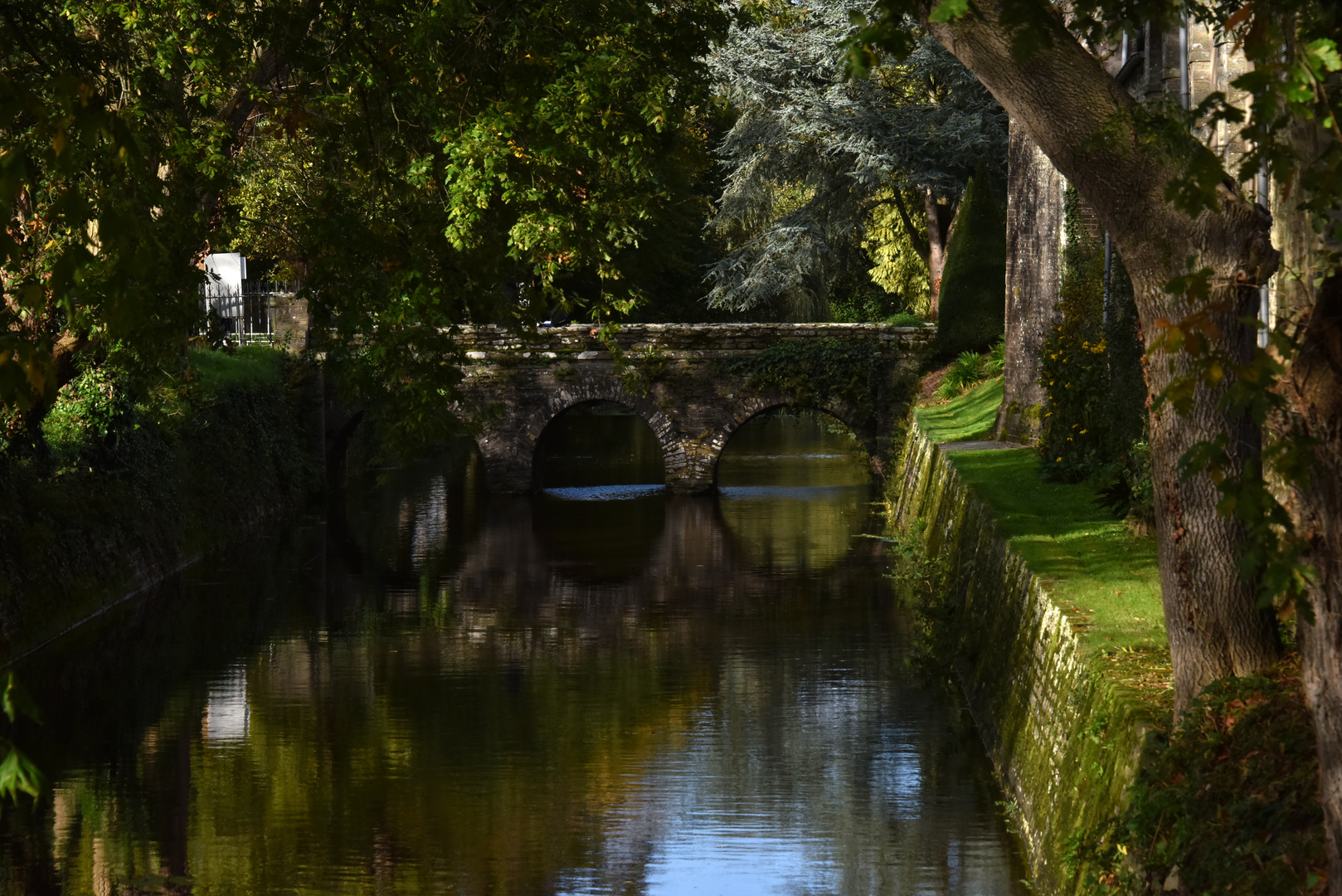 Pont sur les douves