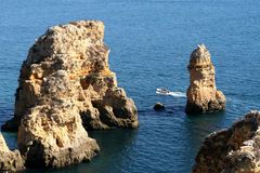 PONTA DA PIEDADE VOM BOOT ALGARVE