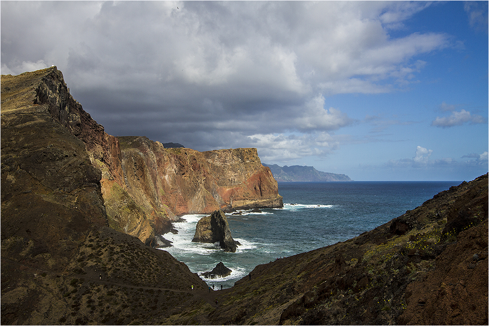 Ponta de Sao Lourenco mit waagrechtem Meeresspiegel