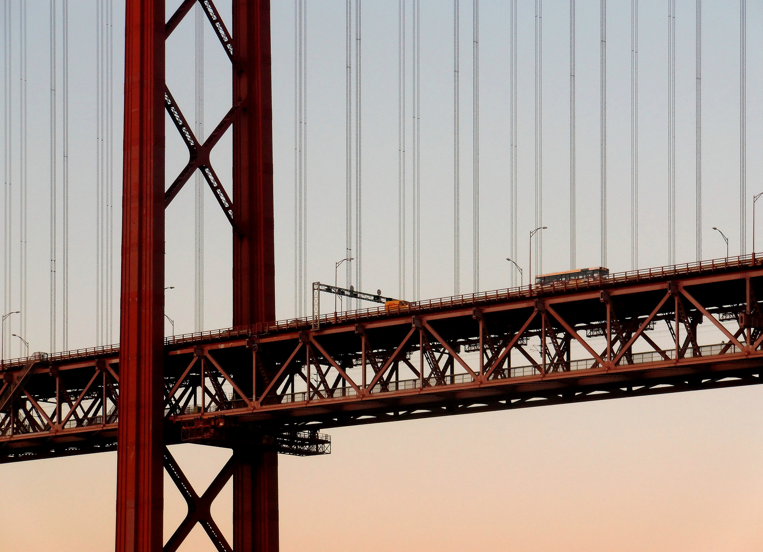 Ponte 25 de Abril, Lisboa, Portugal (Detail)