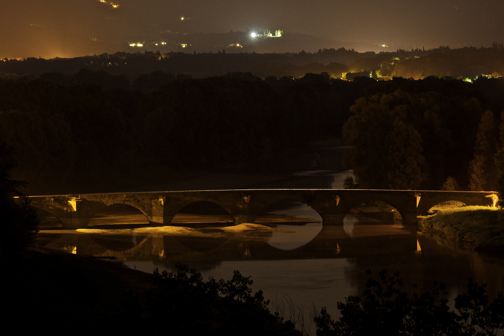 Ponte Buriano - Arezzo - notte senza luna