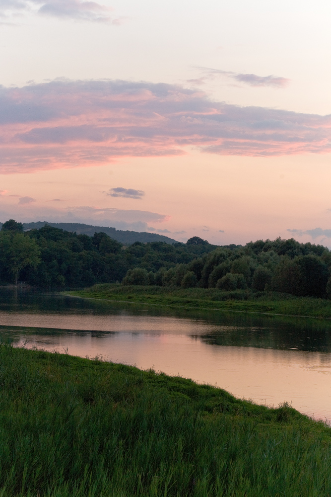 ponte buriano tramonto (arezzo)