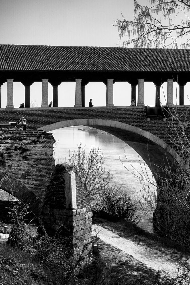 Ponte coperto, Pavia