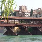 Ponte degli Alpine -- dettaglio della sua base in legno