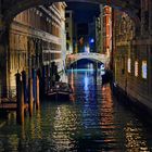 Ponte dei Sospiri an der Seufzerbrücke Venedig