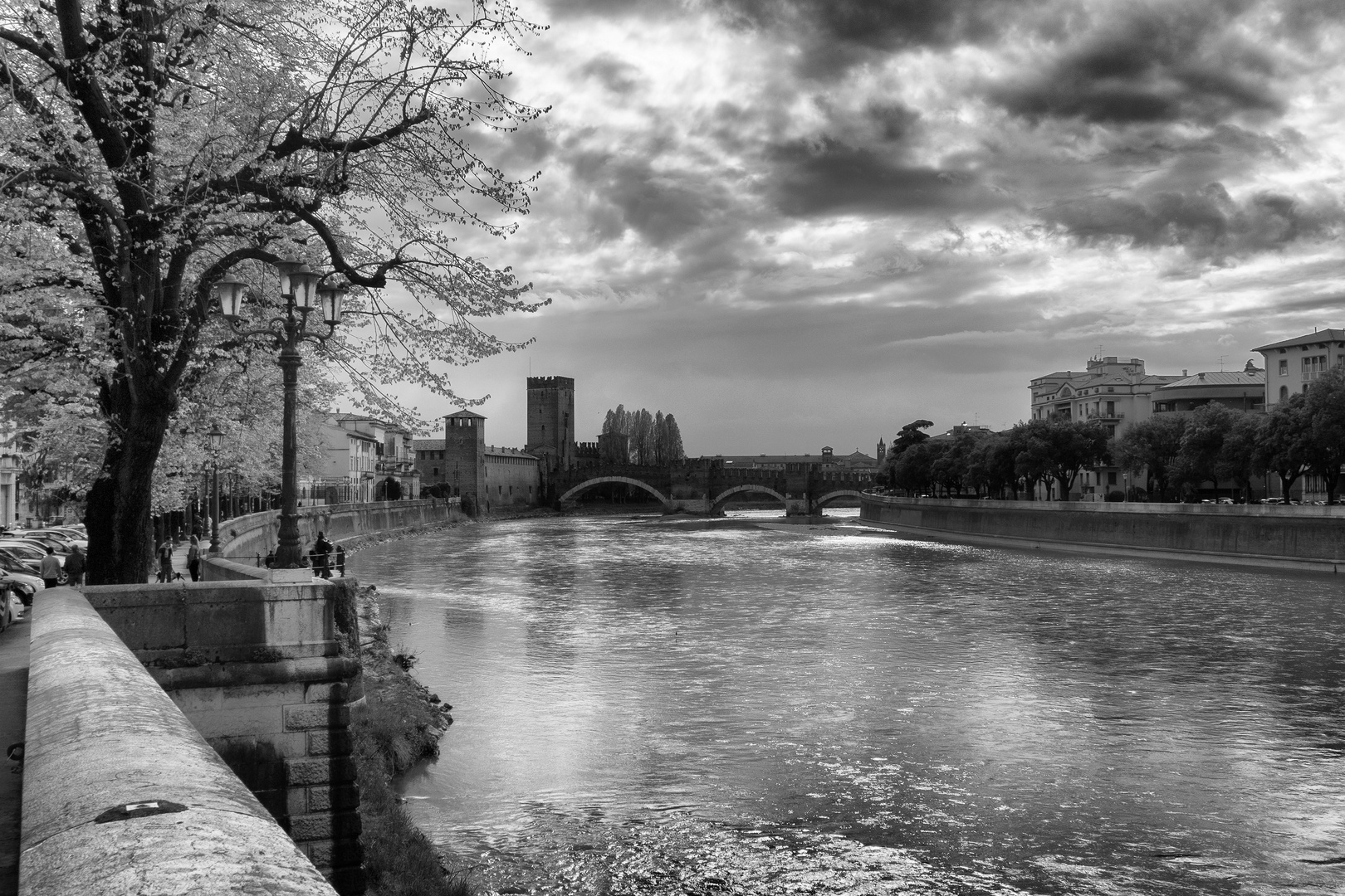 Ponte del castelvecchio, Verona