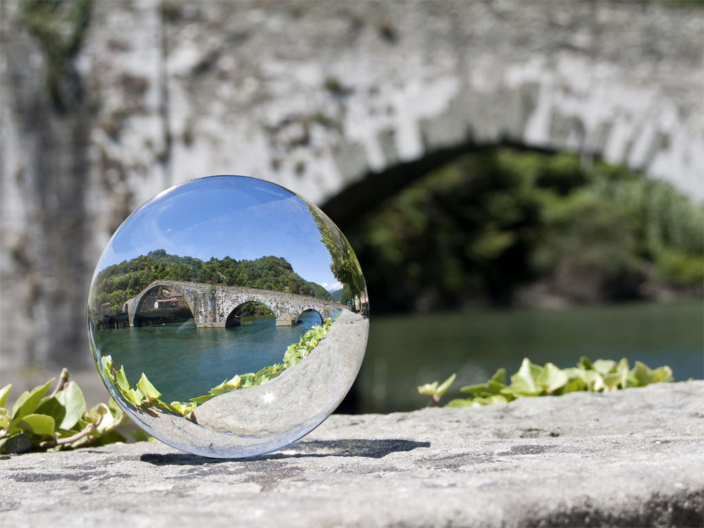 Ponte del Diavolo- Teufelsbrücke- gekugelt