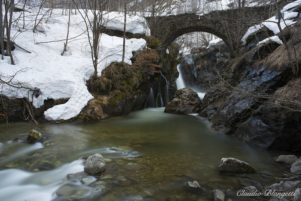 Ponte del Souffiet nella neve