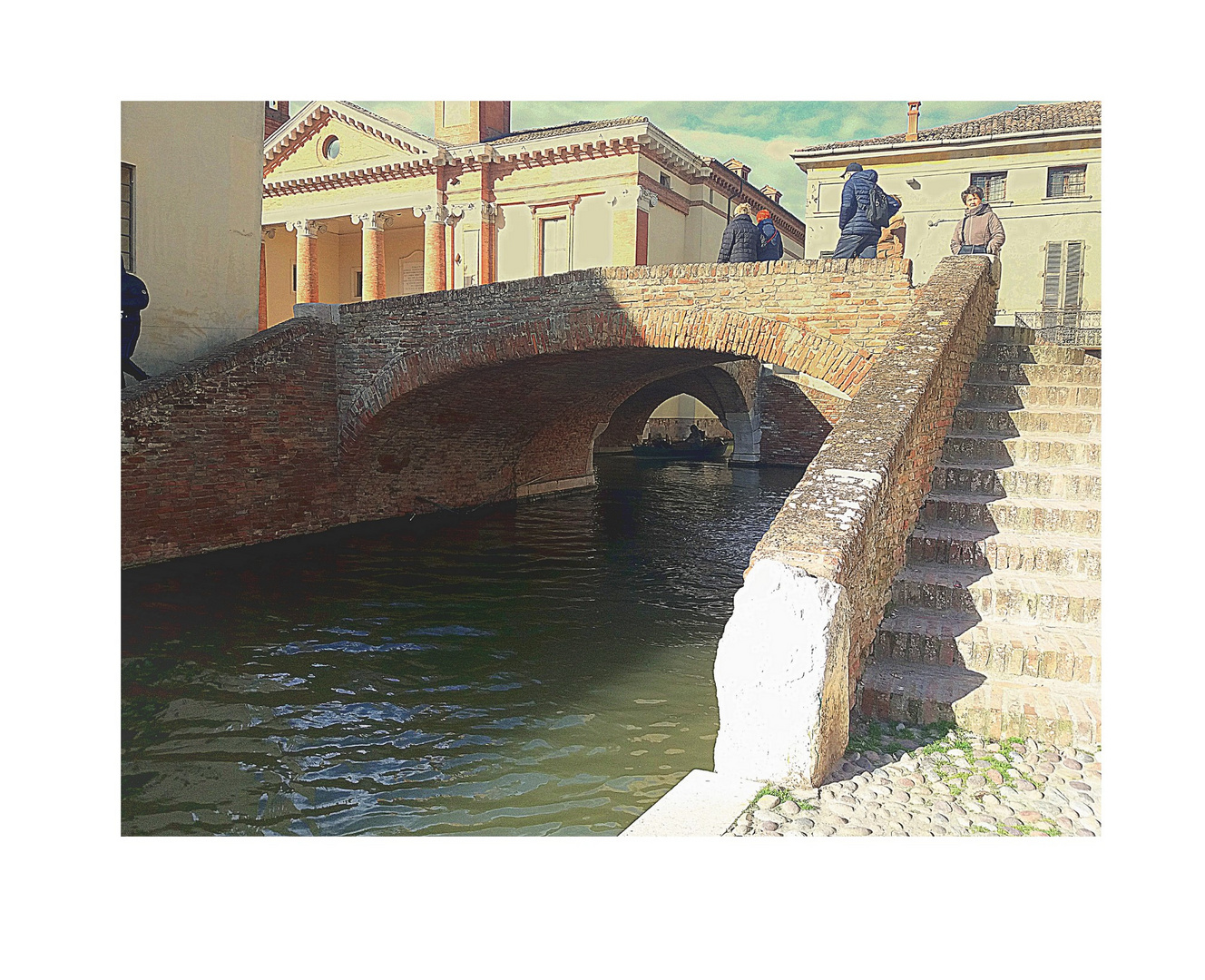 Ponte della Ca' o degli sbirri...Comacchio(Fe) ..