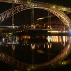 Ponte Dom Louis I bei Nacht