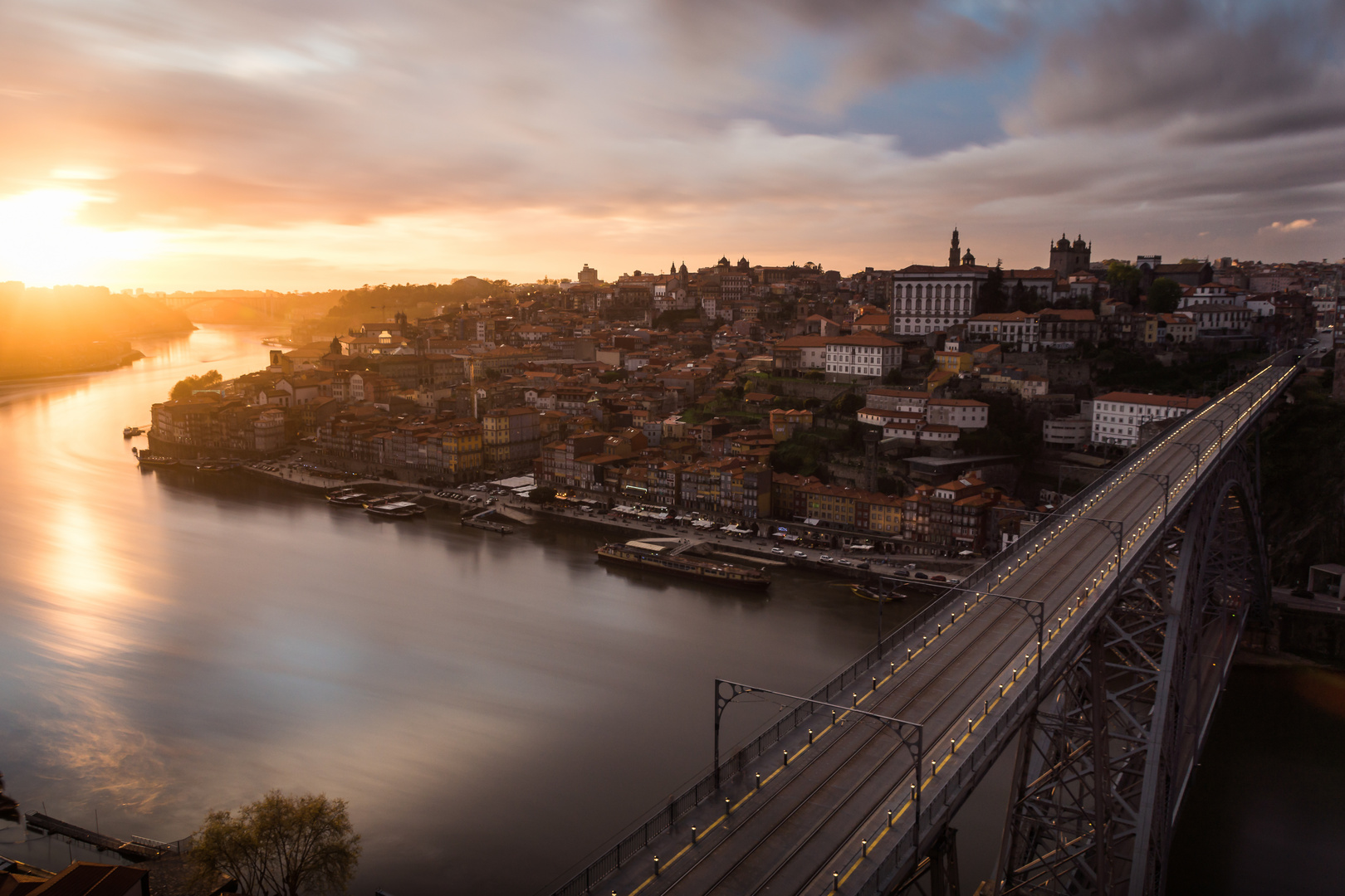 Ponte Dom Luís I at sunset