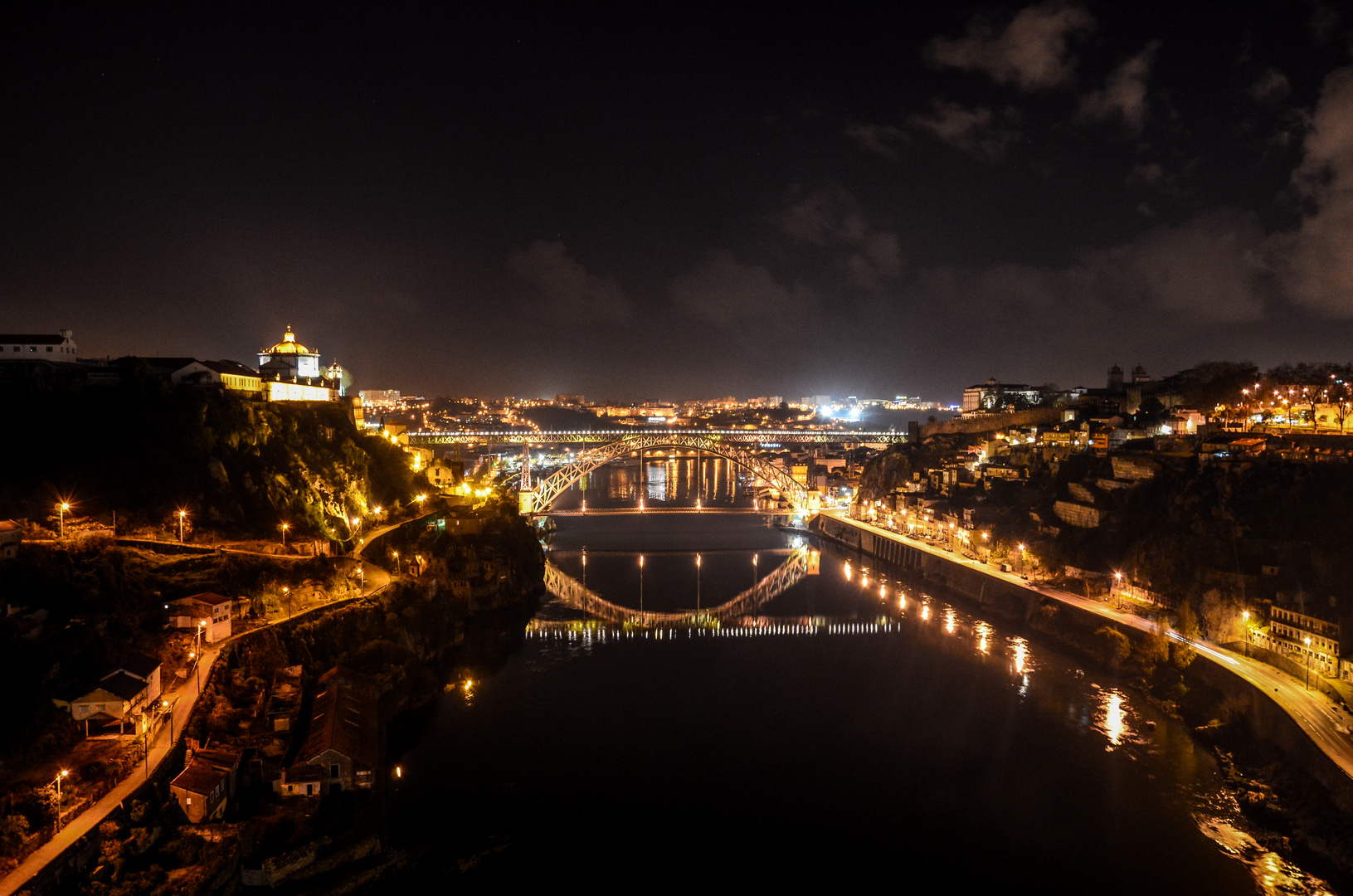 Ponte Dom Luis I by Night