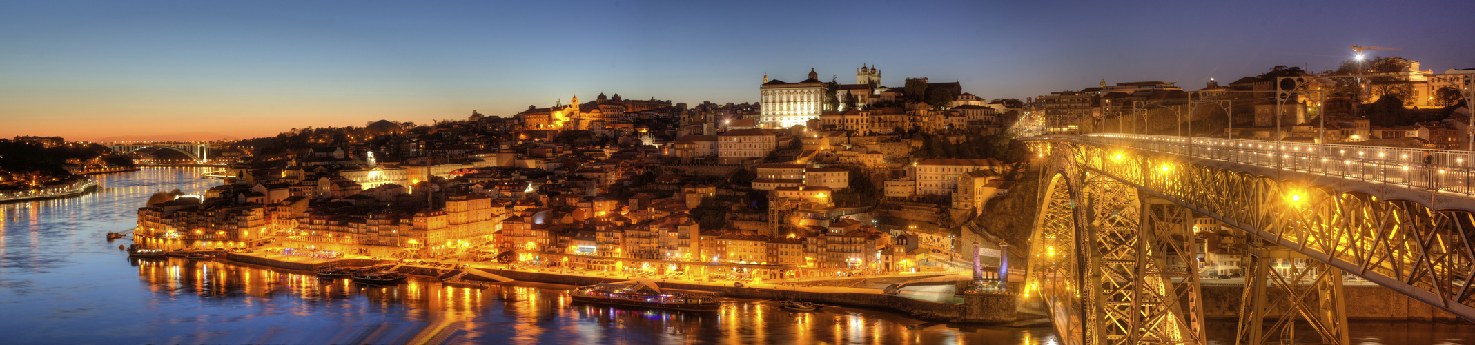 Ponte Dom Luís I und Altstadtviertel Ribeira