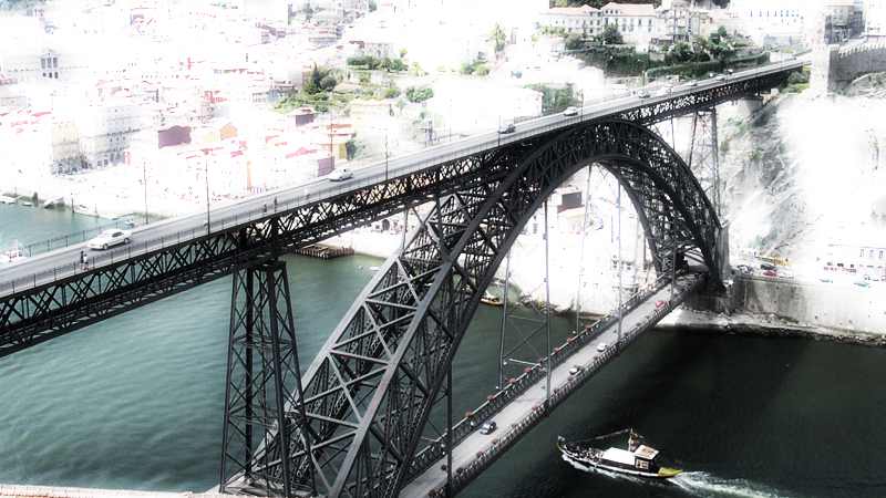 Ponte Don Luis I-Oporto (Portogallo)