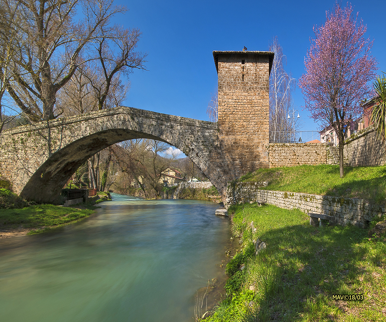 Ponte medievale a Subiaco