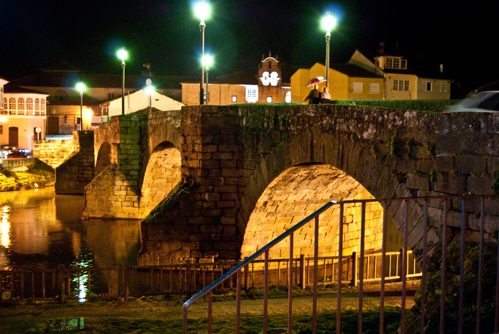 Ponte romana de noite