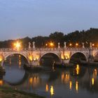 Ponte s. Angelo al tramonto