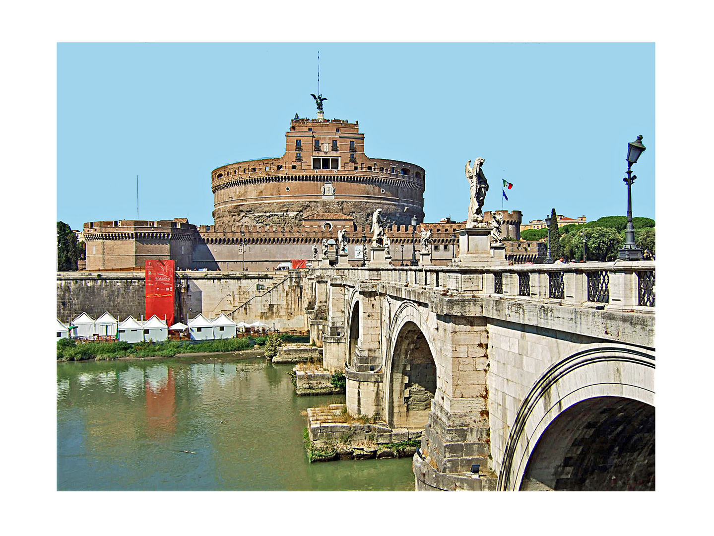 Ponte Saint´ Angelo und Castell Saint´ Angelo