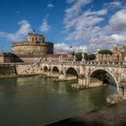 Ponte Sant Angelo mit Castel Sant Angelo