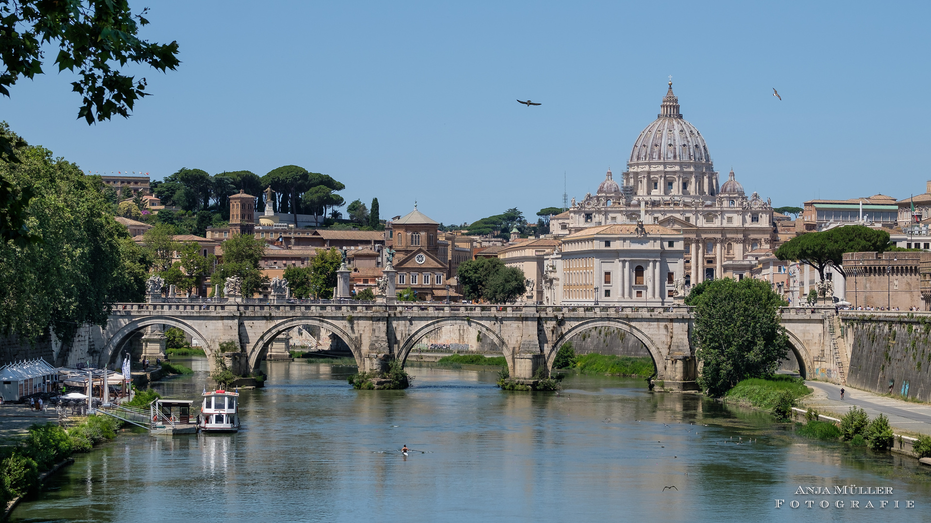 Ponte Sant Angelo und Petersdom