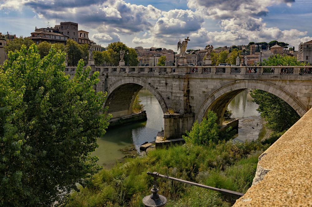  Ponte Sant'Angelo- Engelsbrücke Rom  -