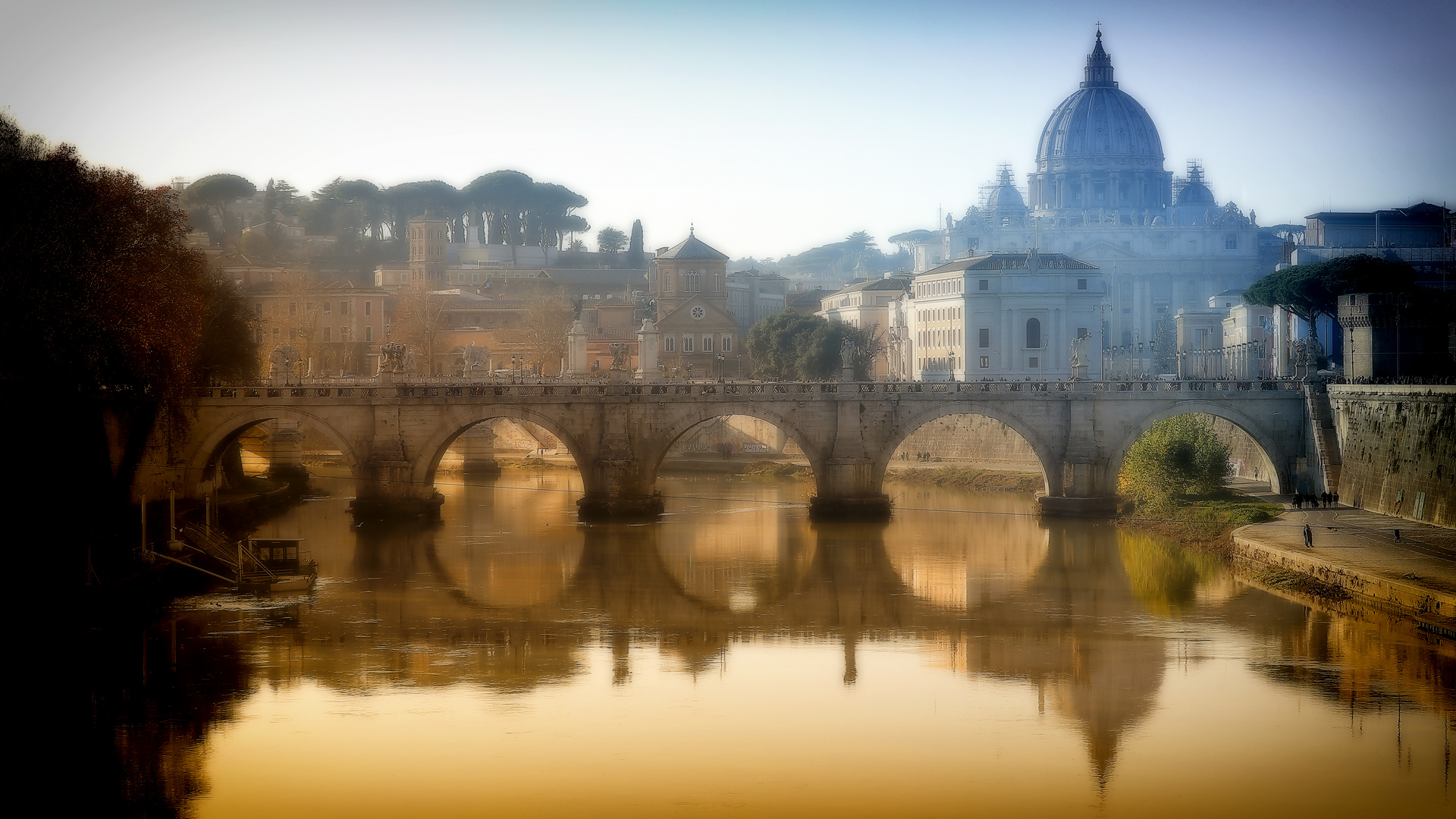 Ponte Sant'Angelo, Rom, Italien