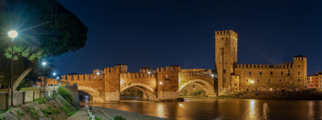 Ponte Scaligero in Verona, Italien