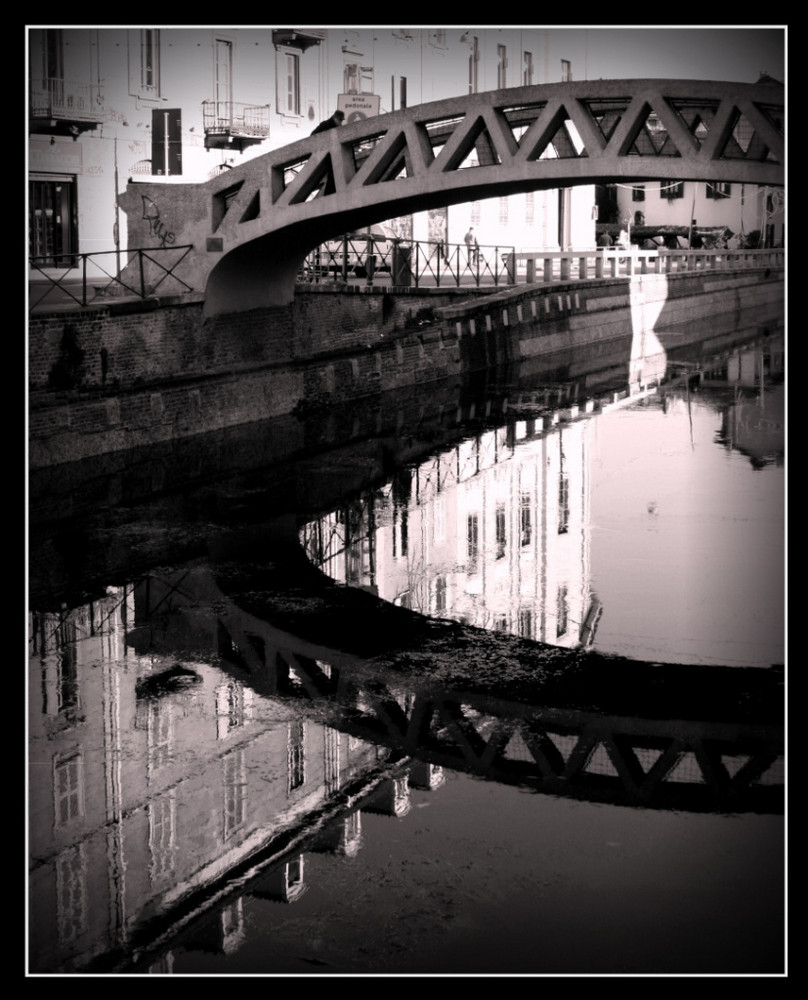 Ponte sui Navigli-Milano