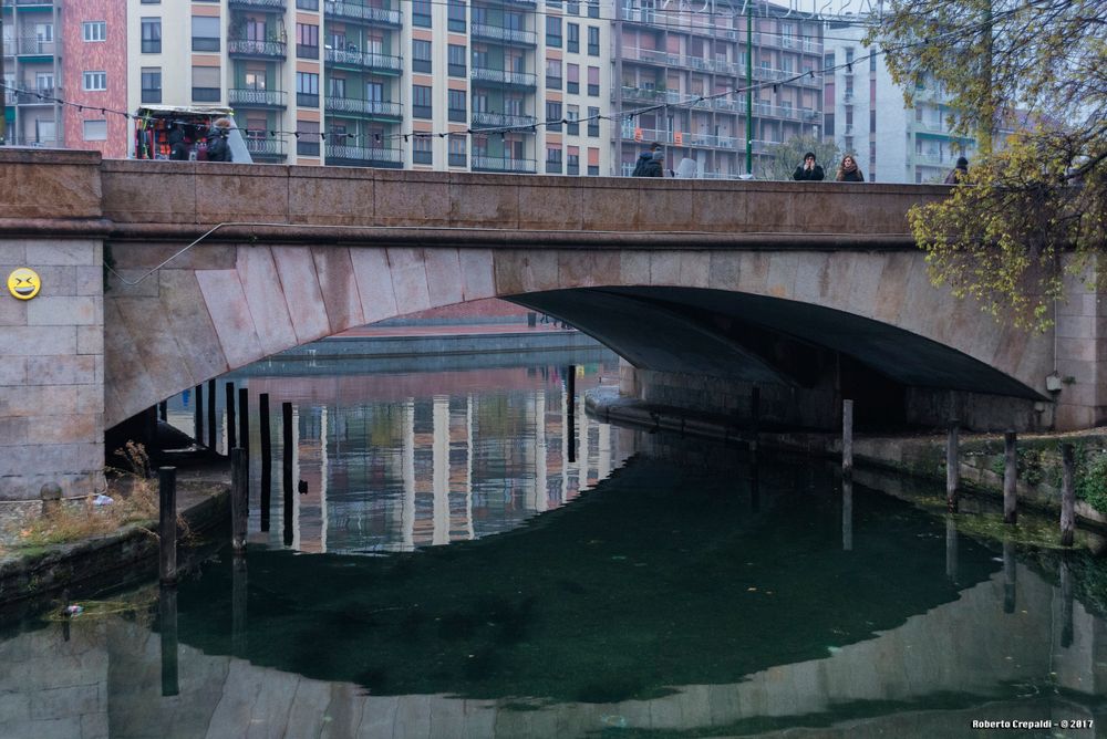 Ponte sulla darsena di Milano