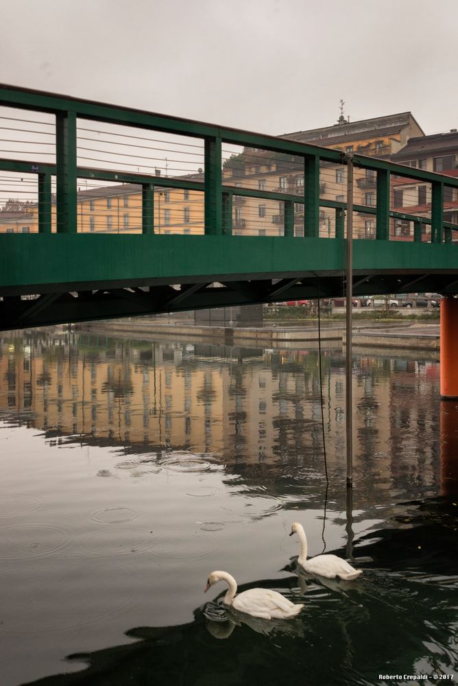 Ponte sulla darsena di Milano