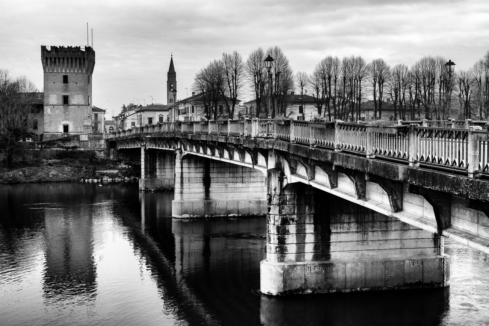 Ponte Trento e Trieste, Pizzighettone