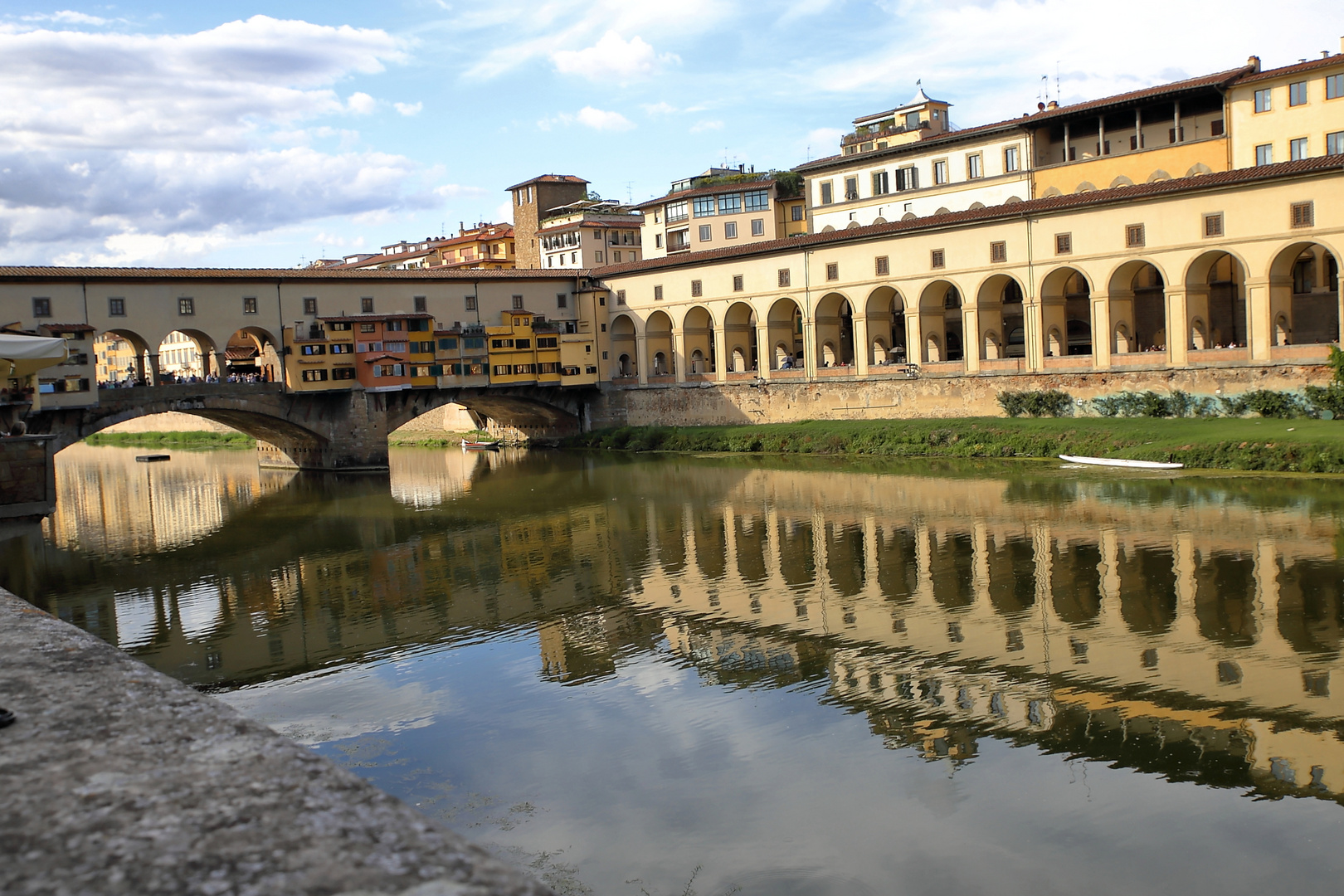Ponte Vecchico - Spiegelung - Florenz