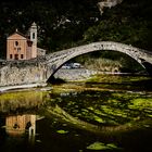 Ponte Vecchio de Dolceaqua (Spiegelbild)