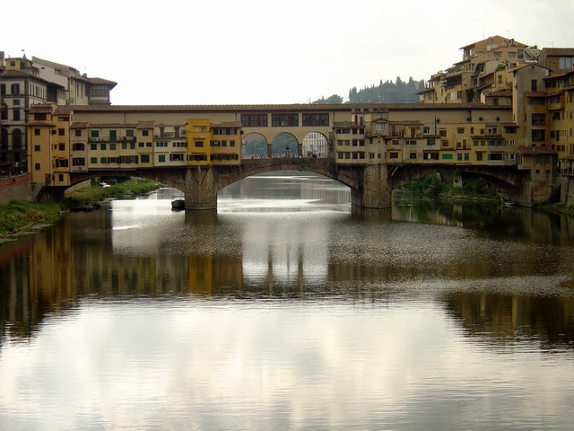 Ponte Vecchio, Florence, in the early morning