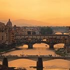 Ponte Vecchio in sunset