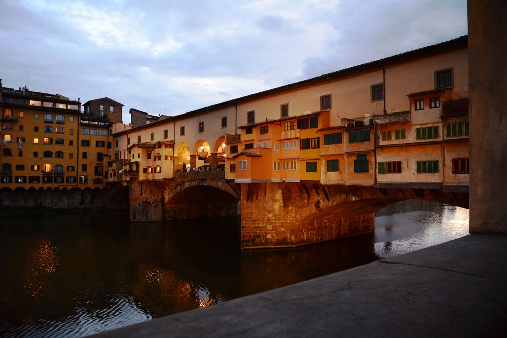 Ponte Vecchio in the evening