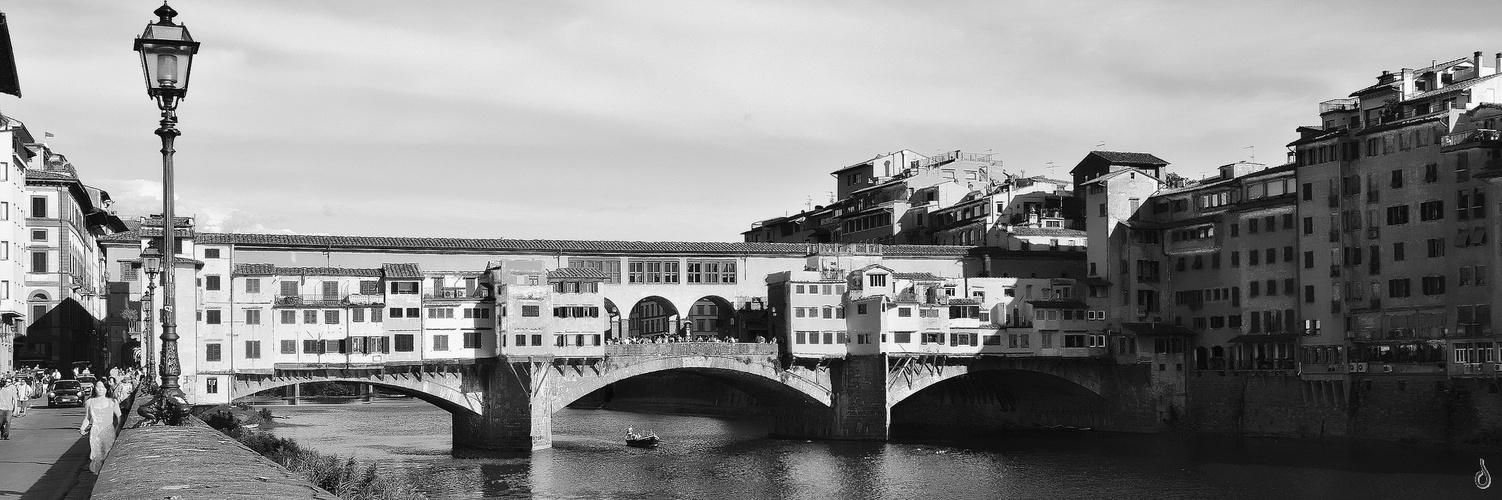 Ponte Vecchio   --   lampione -BW-   ©D7066_BWF1dh1_B60R80O80Ge-20_3#1