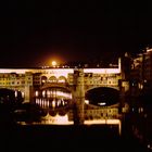 Ponte Vecchio mit Mond.