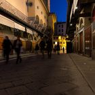 Ponte Vecchio nach Geschäftsschluss der Juweliere, Firenze April 2014