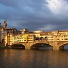 Ponte Vecchio, soleil couchant