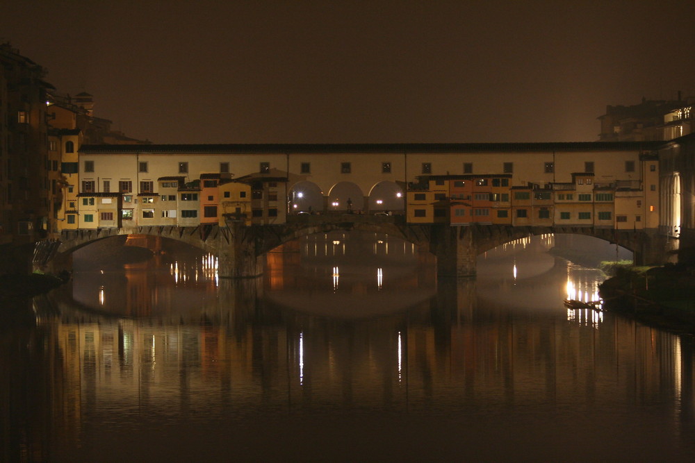 Ponte Vecchio, una sera ...