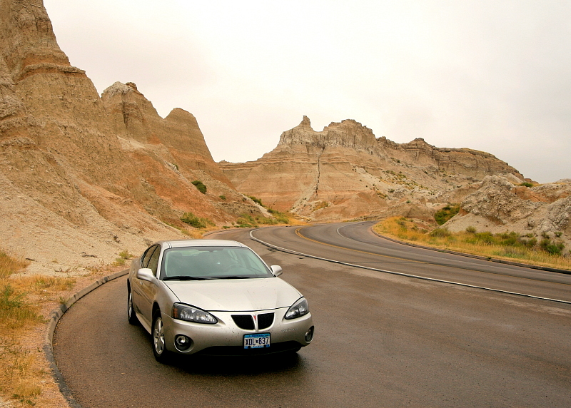 Pontiac in den Badlands