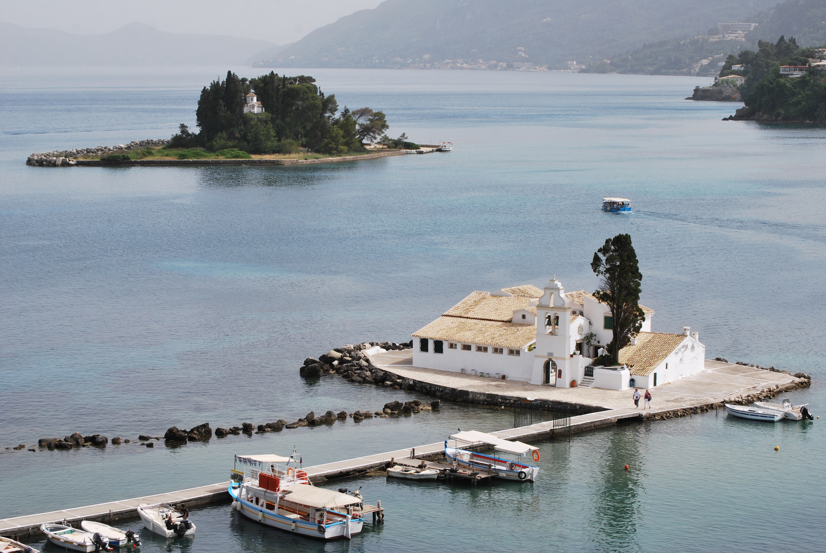 Pontikonissi und Panagia Vlacherna