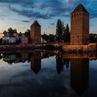 Ponts Couverts in der blauen Stunde