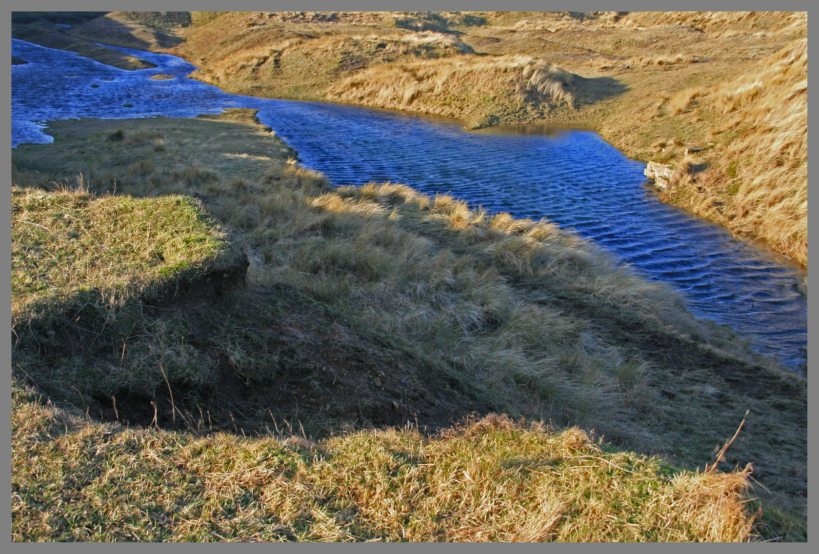 pool among the dunes north shore of holy island