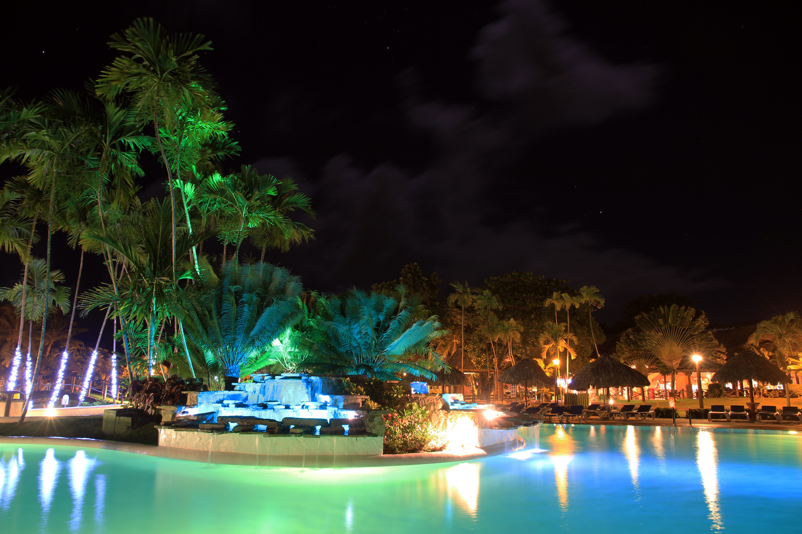 Pool at Night