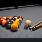 Pool-Billard, kurz vor dem Break